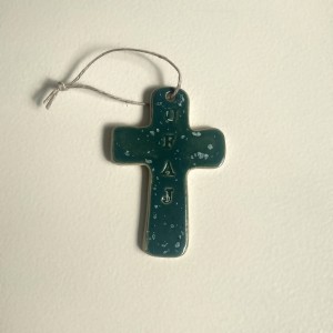 Krzyż ceramiczny UFAJ