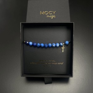 Bransoletka różaniec z lapis lazuli