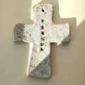 krzyż na ścianę ceramiczny Yeshua, MOCY moja