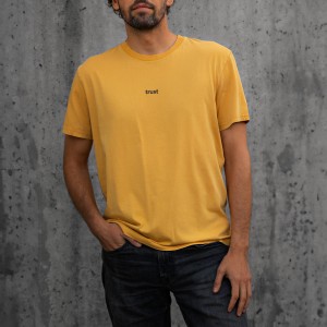 T-shirt organiczny "trust" vintage