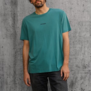 T-shirt organiczny "strength" vintage 